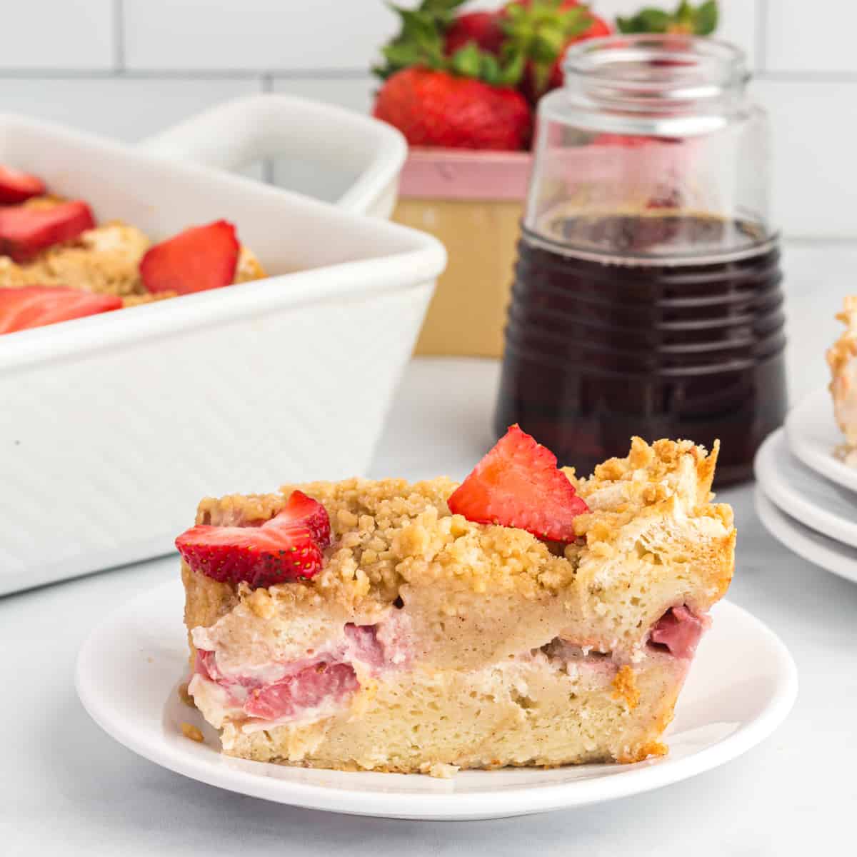 Strawberries and Cream French Toast Casserole Recipe