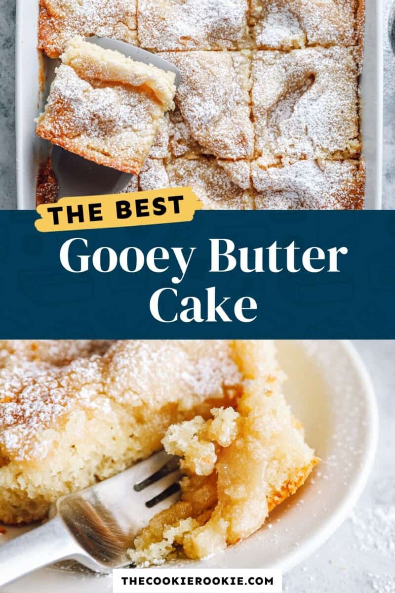the best ooey gooey butter cake Pinterest