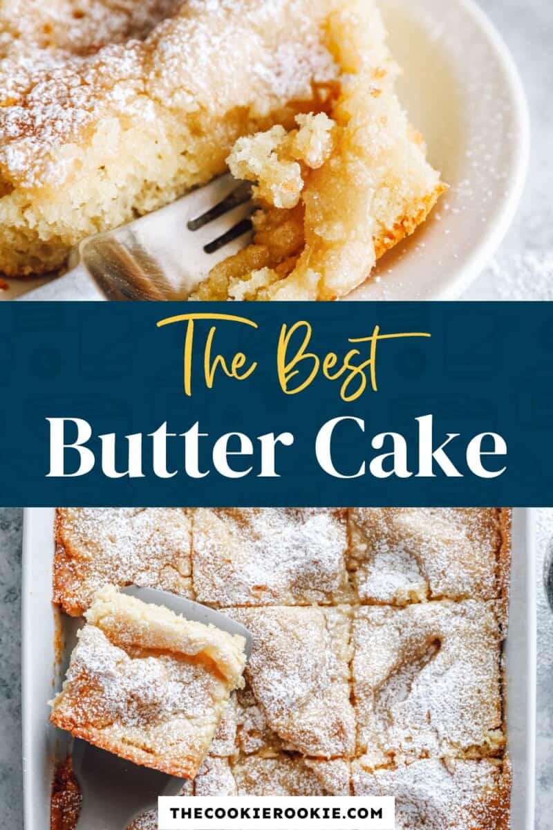 the best butter cake Pinterest