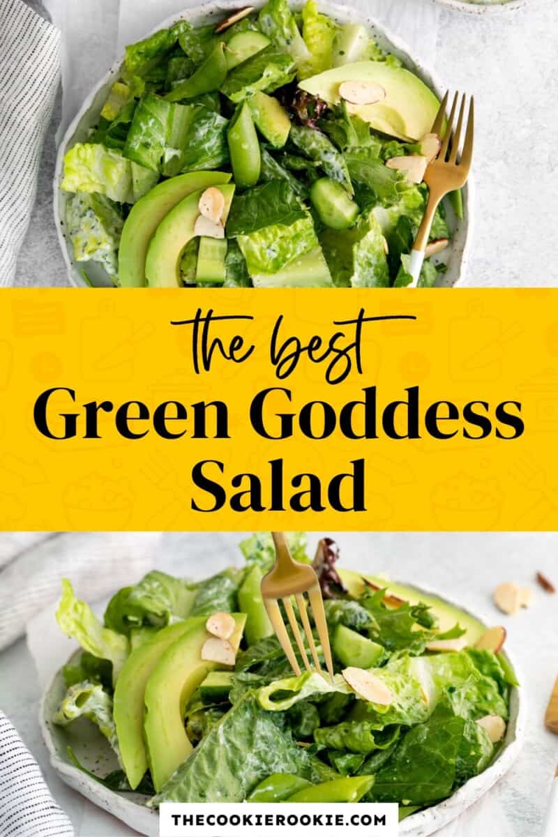 the best green goddess salad Pinterest