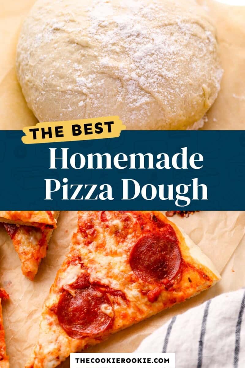 the best homemade pizza dough Pinterest
