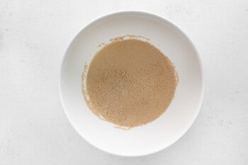 yeast blooming in a bowl