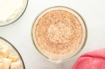 cinnamon and milk mixture in a small bowl