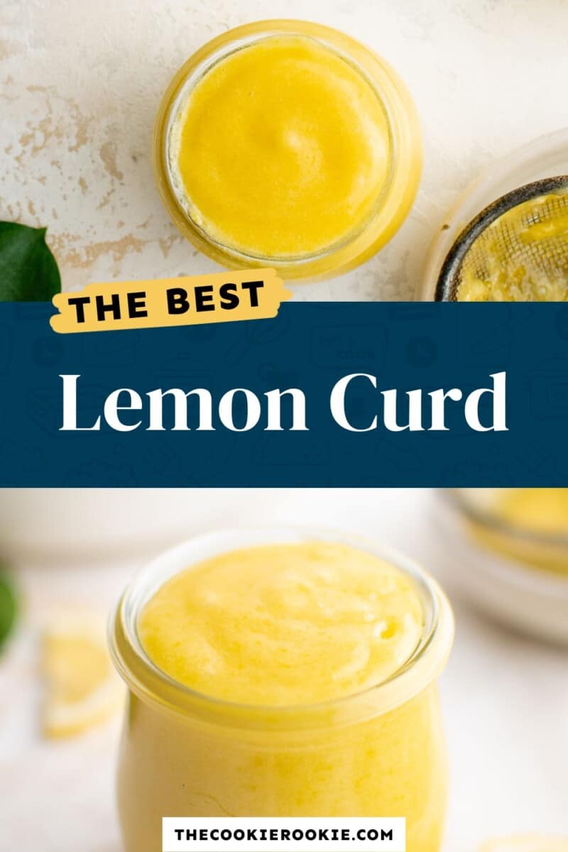 la miglior crema di limone Pinterest