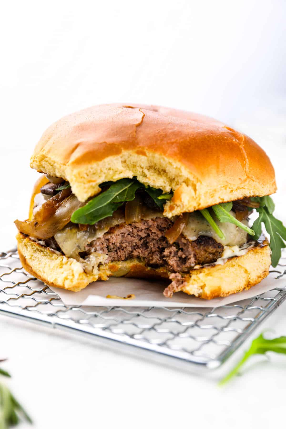 Mushroom Swiss Burgers Recipe