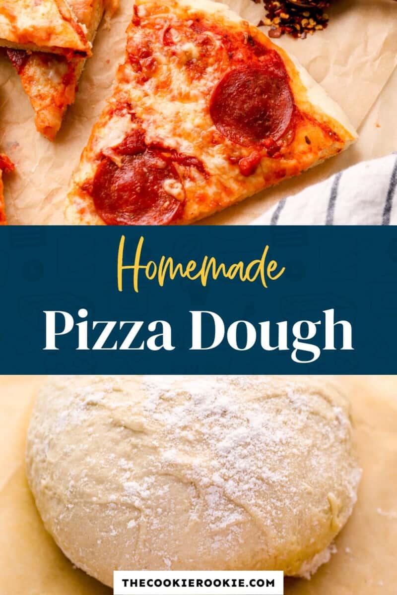 homemade pizza dough Pinterest
