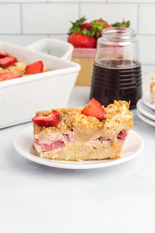 Strawberries and Cream French Toast Casserole Recipe The Cookie Rookie®