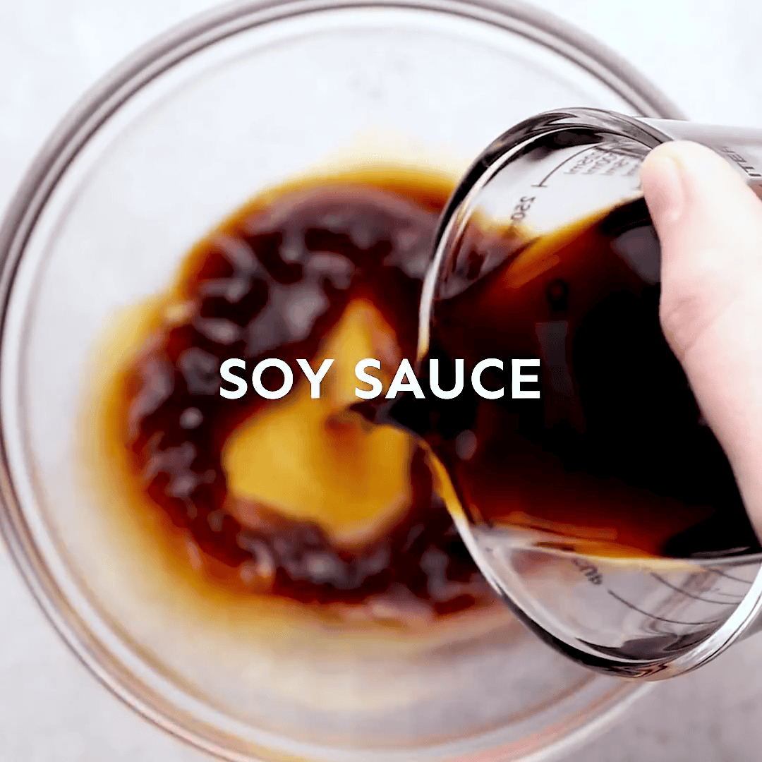 preparing the sauce for the chicken.