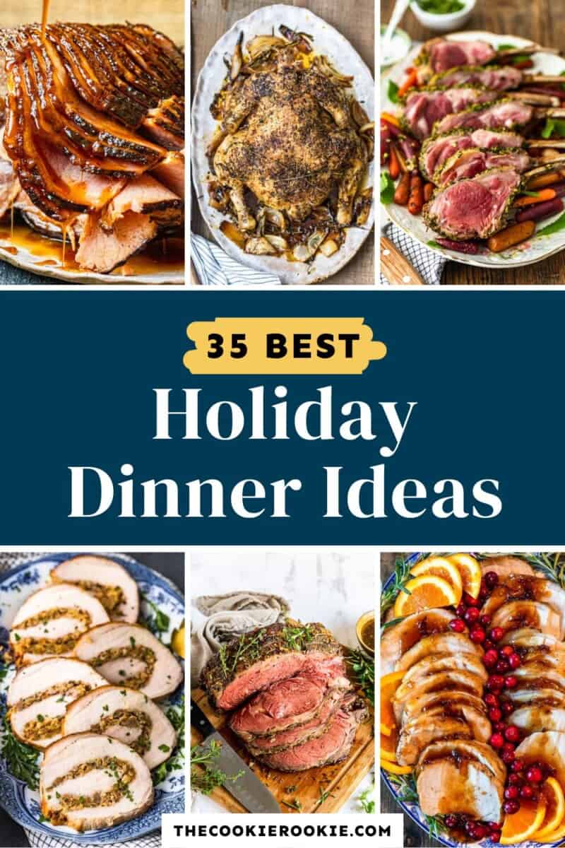35 best holiday dinner ideas Pinterest