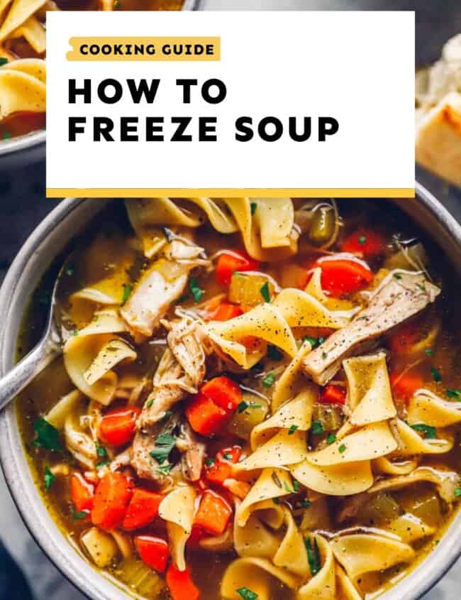 how to freeze soup