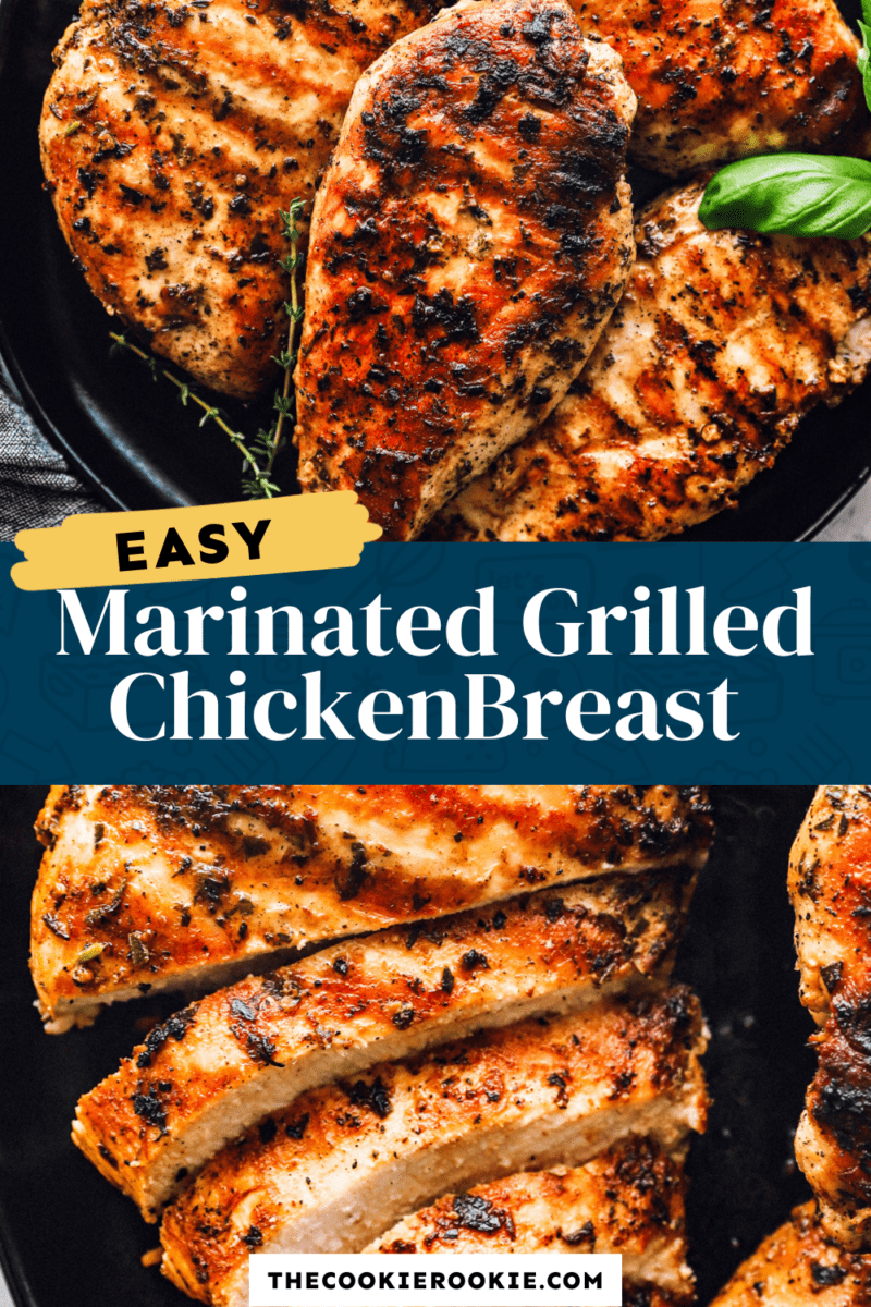 marinated grilled chicken breast pinterest