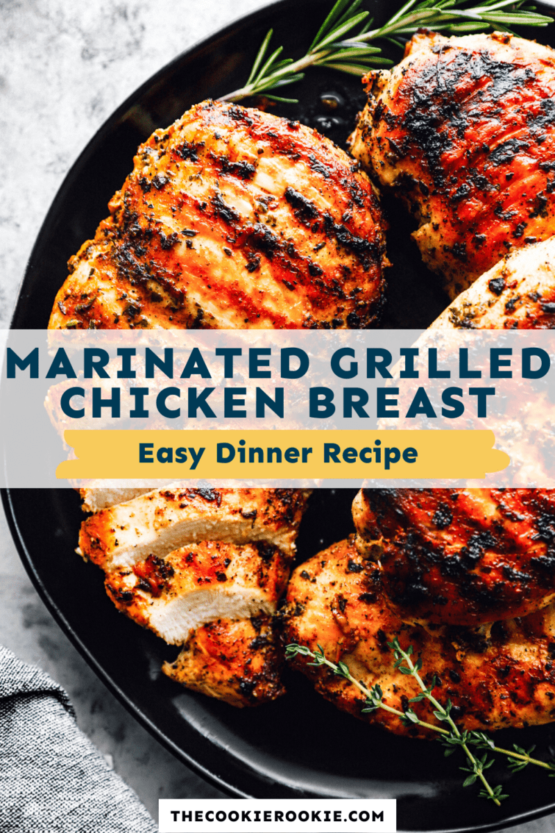 marinated grilled chicken breast pinterest