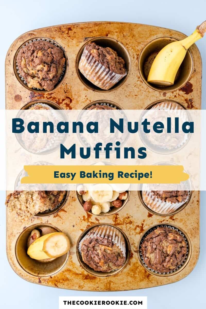 banana nutella muffins pinterest