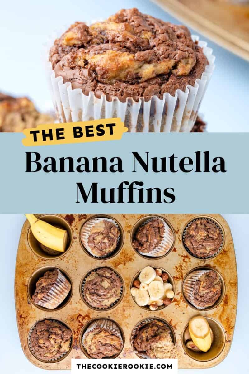 banana nutella muffins pinterest