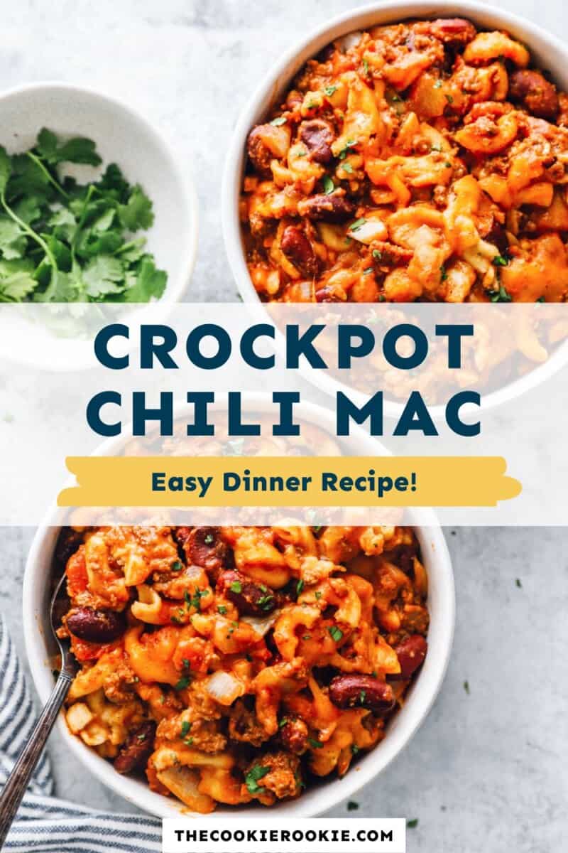 crockpot chili Mac pinterest