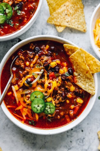Crockpot Taco Soup Recipe - The Cookie Rookie®