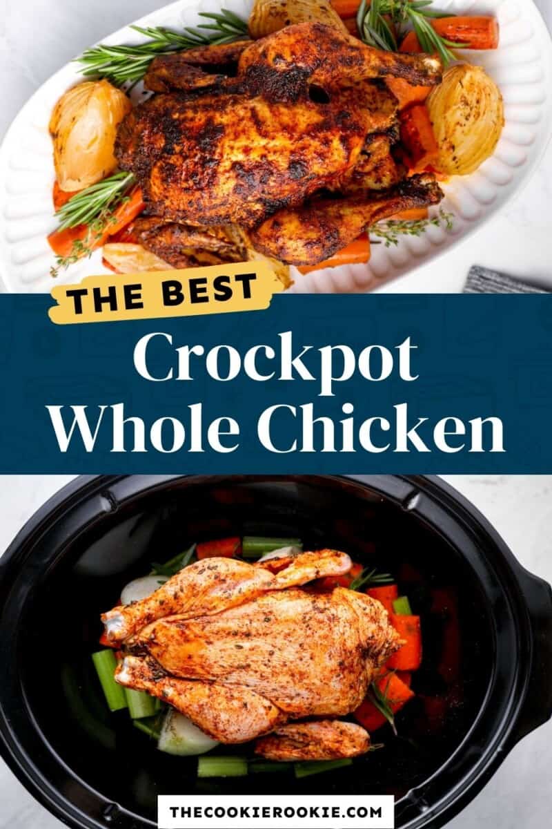 crockpot whole chicken pinterest.