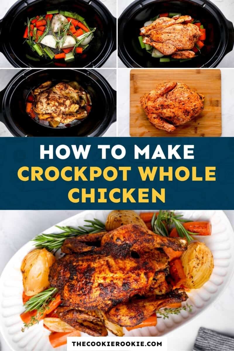 crockpot whole chicken pinterest.