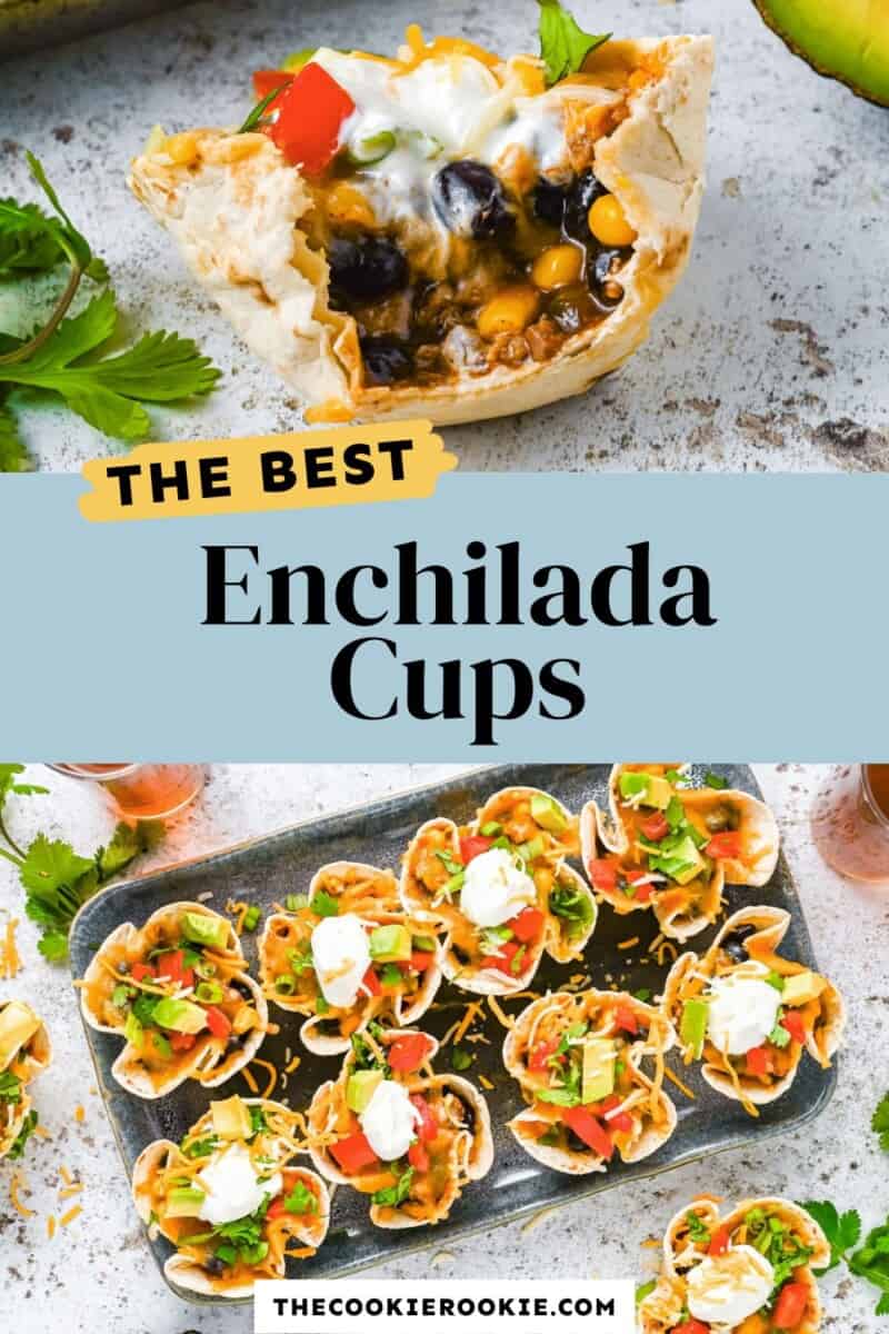 enchilada cups pinterest.