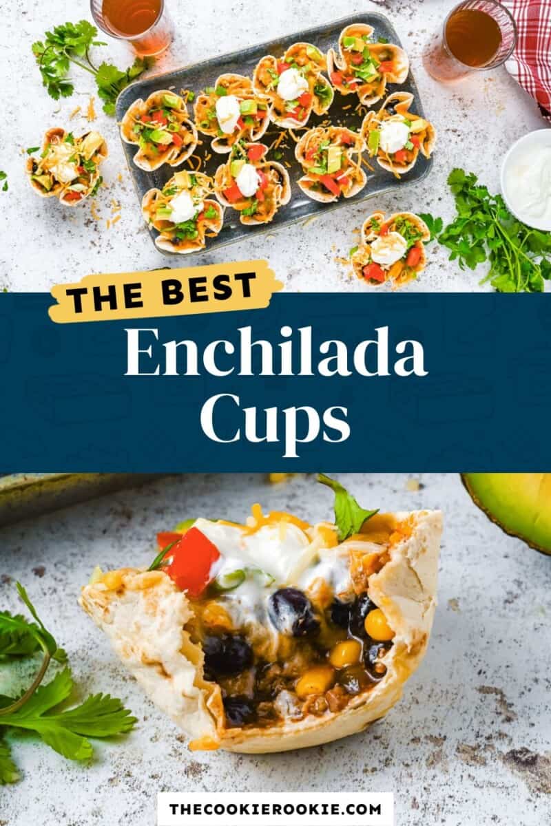 enchilada cups pinterest.