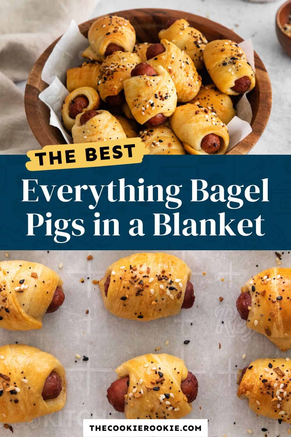 Everything Bagel Pigs in a Blanket The Cookie Rookie®
