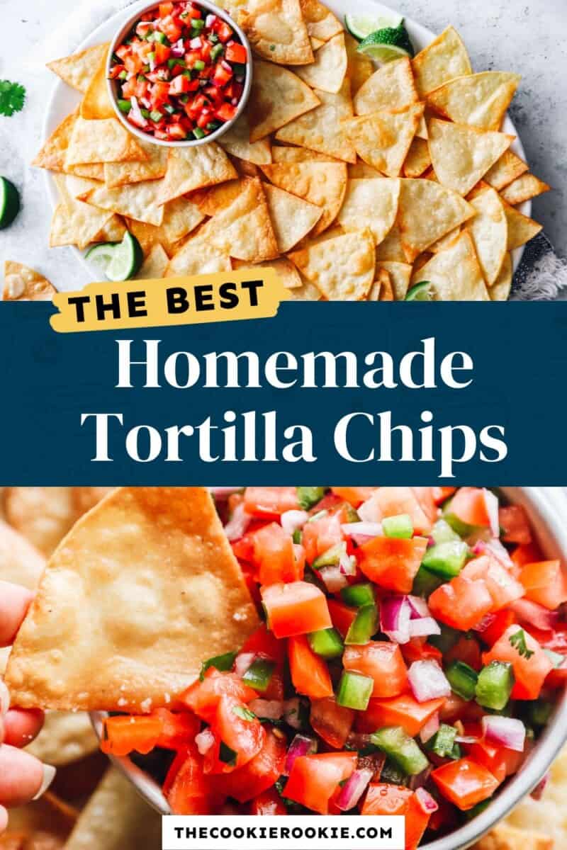 homemade tortilla chips pinterest.