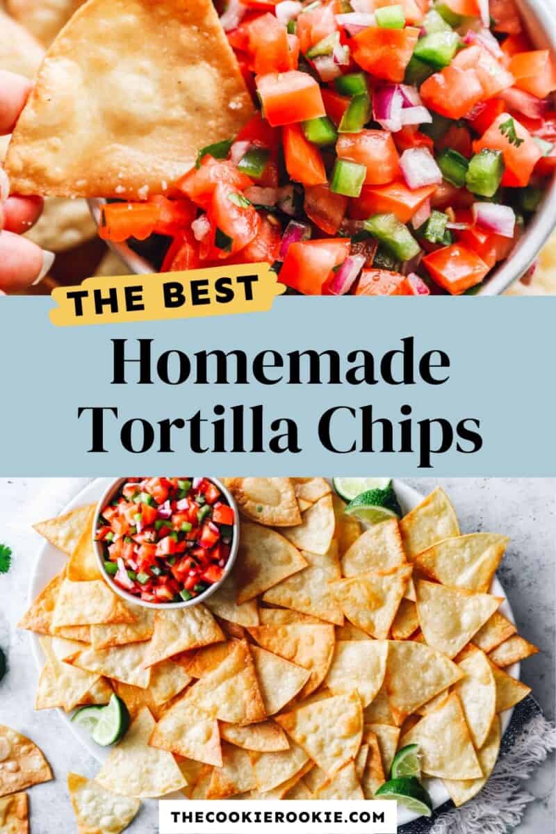 homemade tortilla chips pinterest.