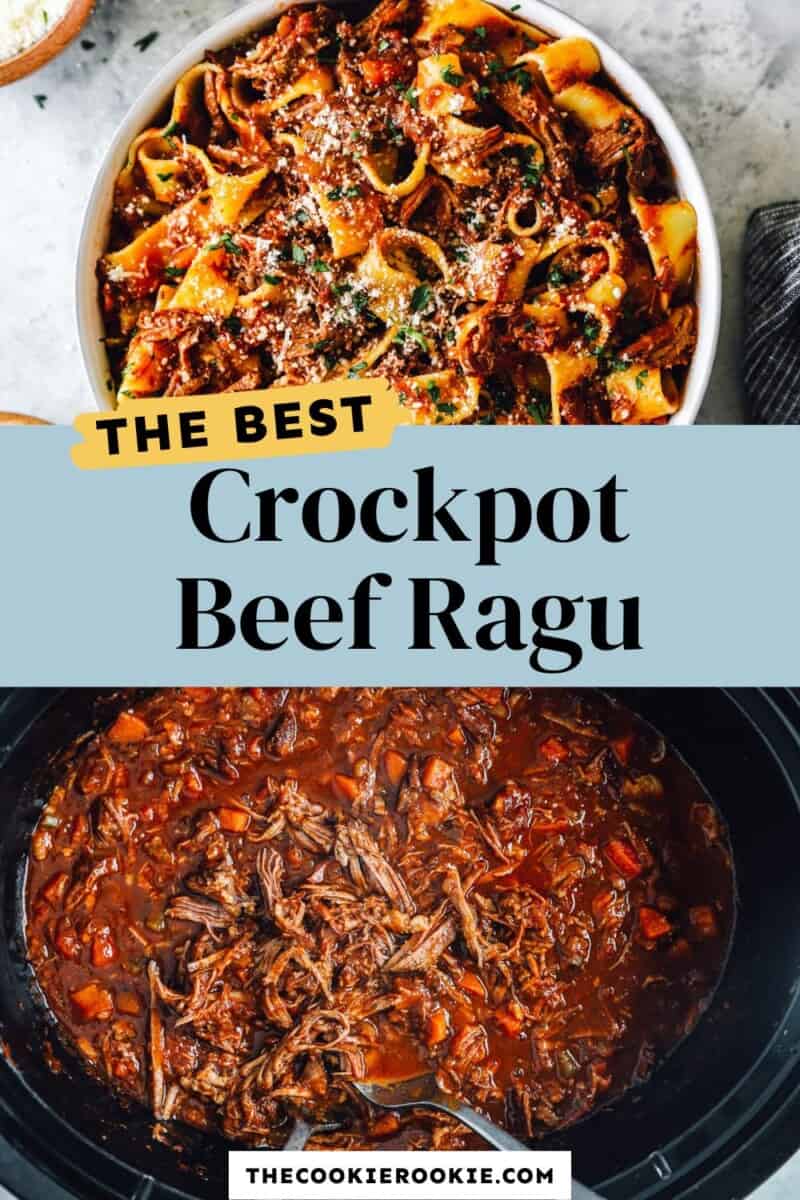 The ultimate slow cooker beef ragu.