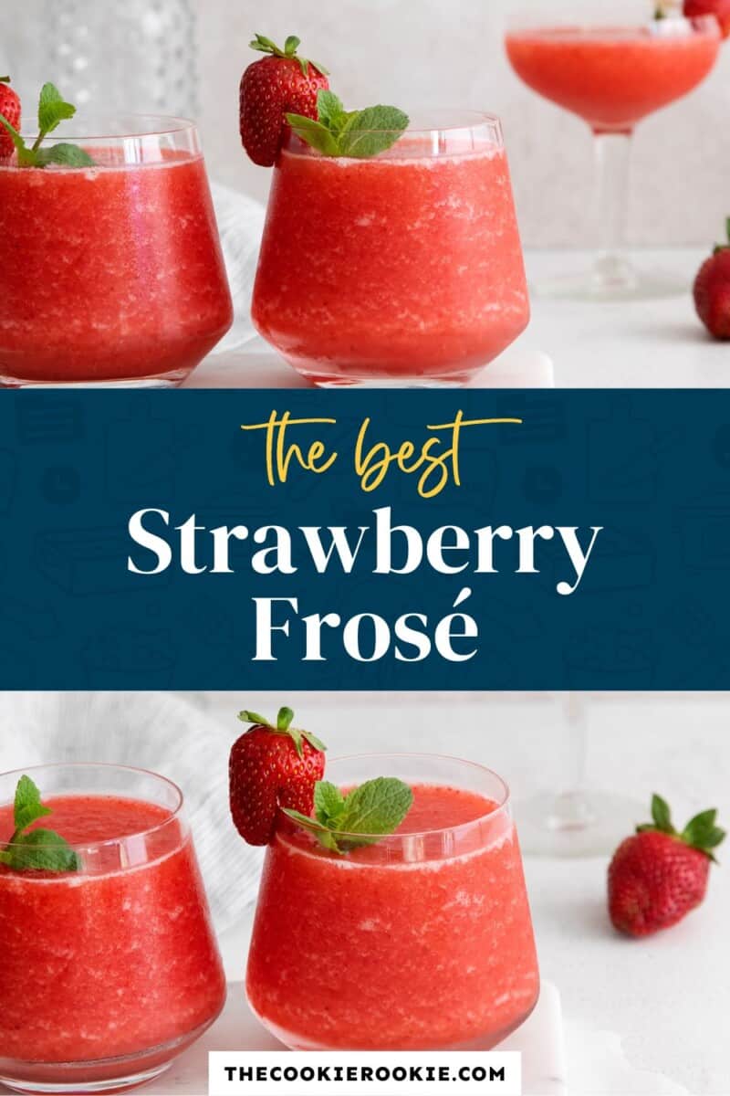 strawberry frosé pinterest.