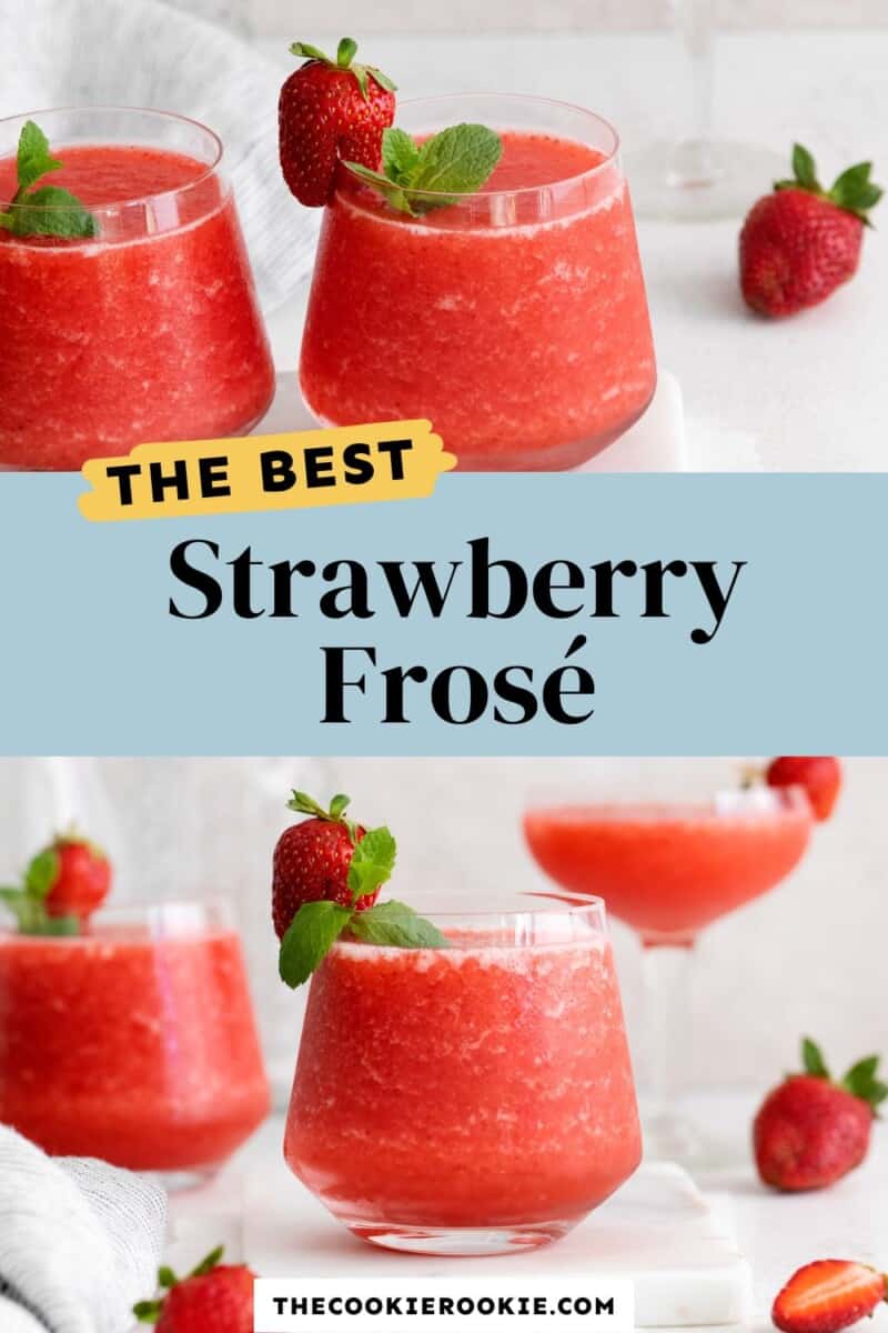 strawberry frosé pinterest.