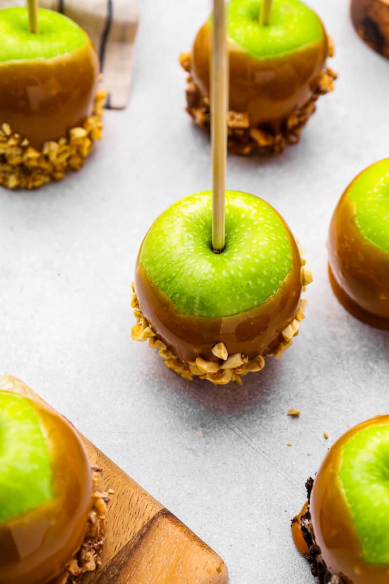 caramel apples