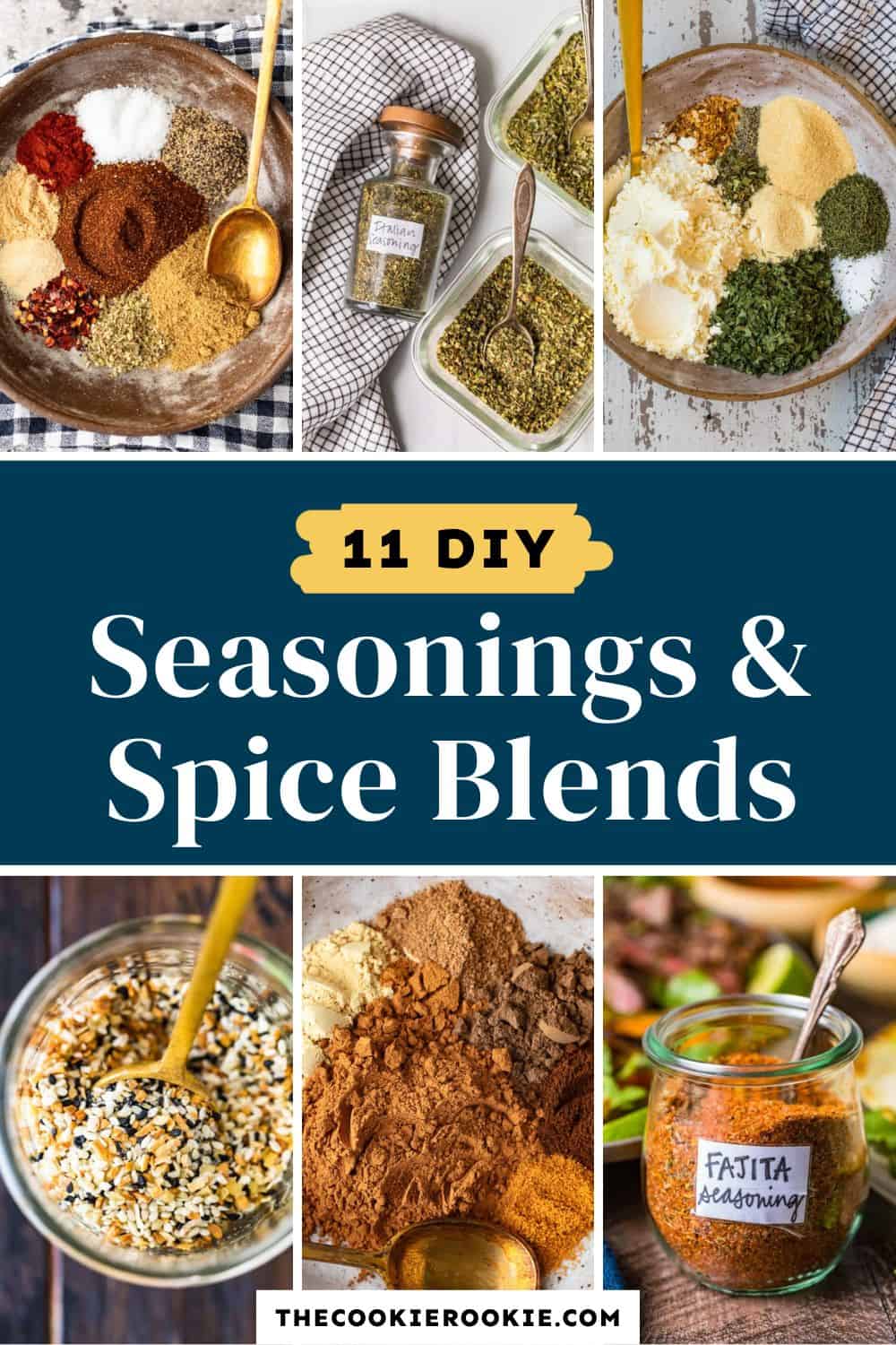 11 DIY seasoning and spice blends Pinterest