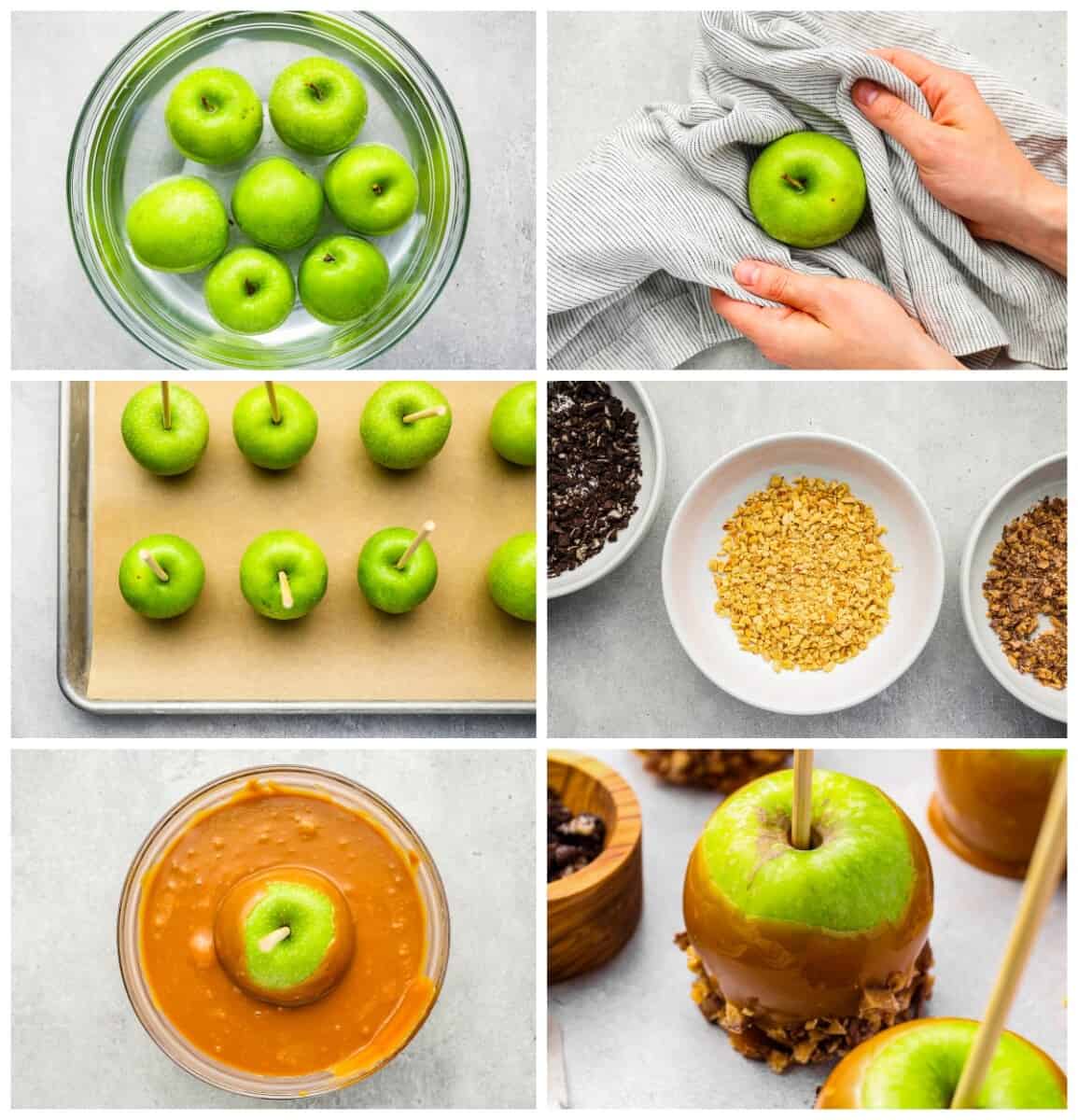 how to make caramel apples step by step photo instructions
