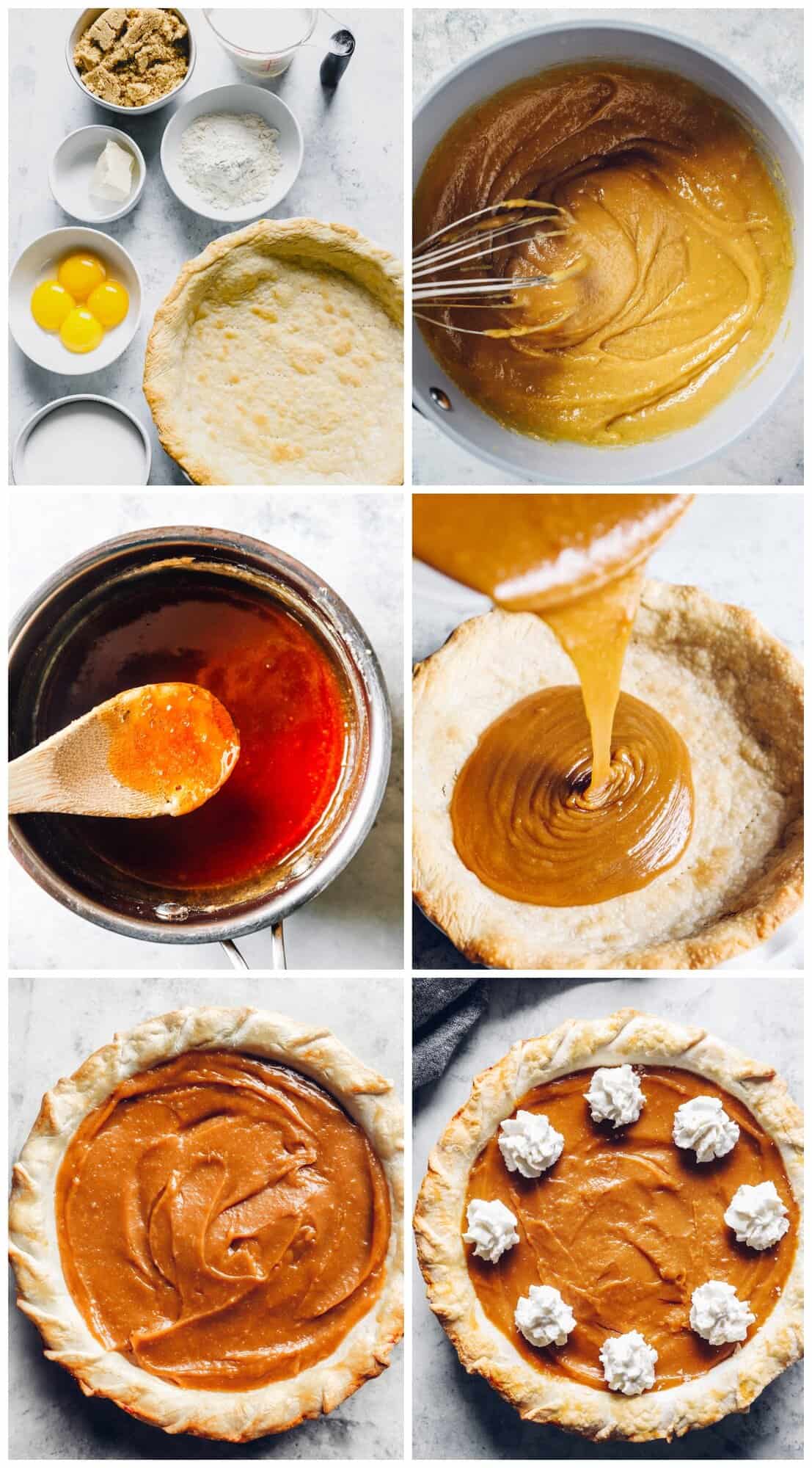 how to make caramel pie step by step photo instructions