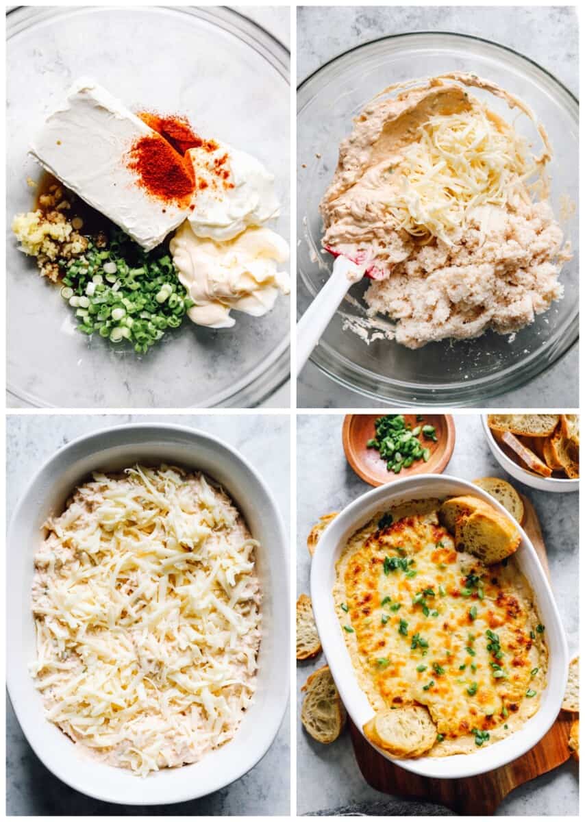 how to make crab dip step by step photo instructions