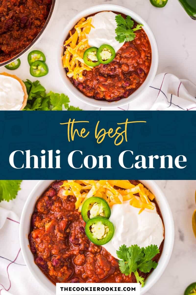 chili con carne Pinterest