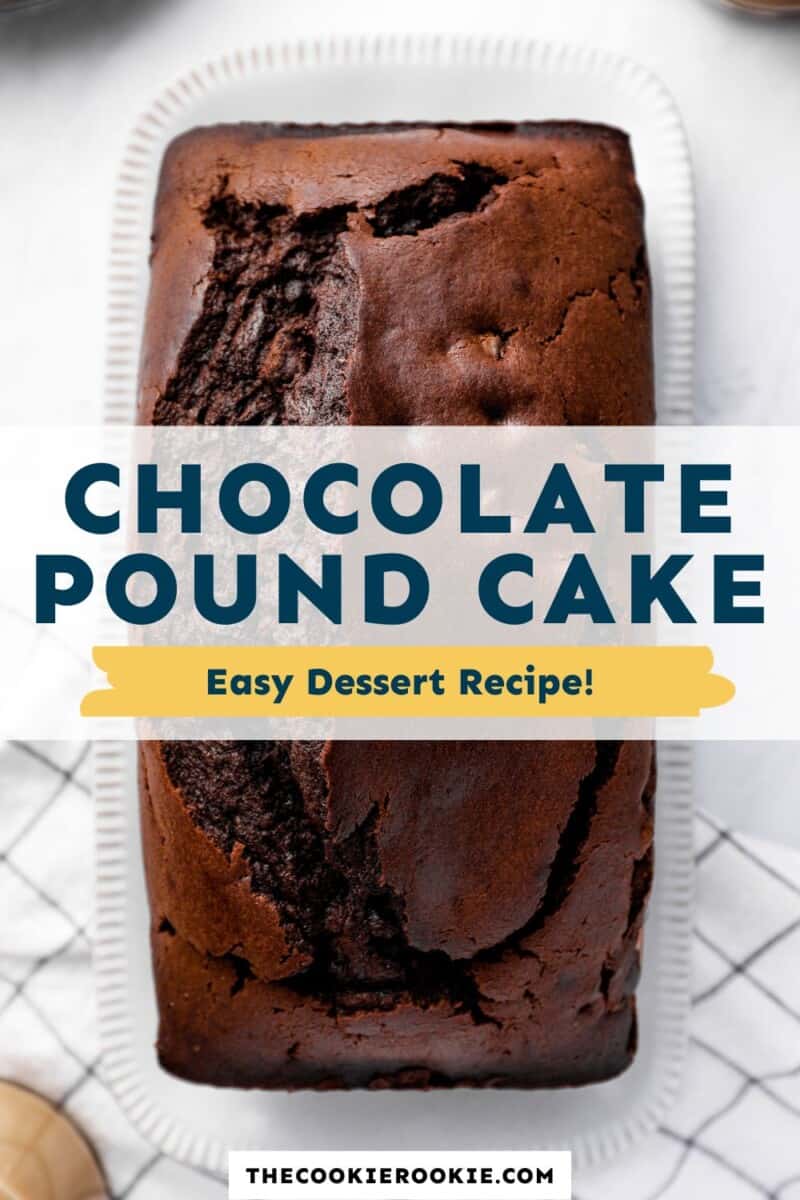 chocolate pound cake pinterest