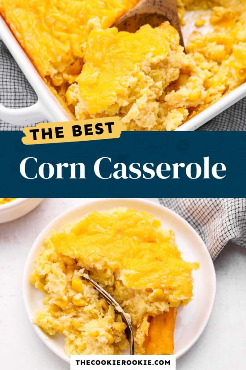 Corn Casserole Recipe - The Cookie Rookie®