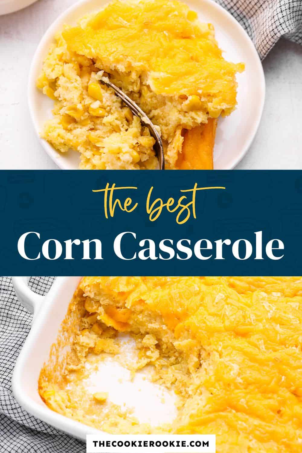 Corn Casserole Recipe The Cookie Rookie®