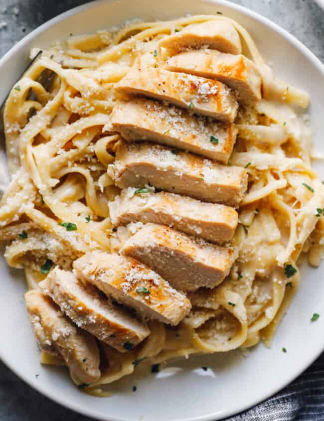 instant pot chicken Alfredo