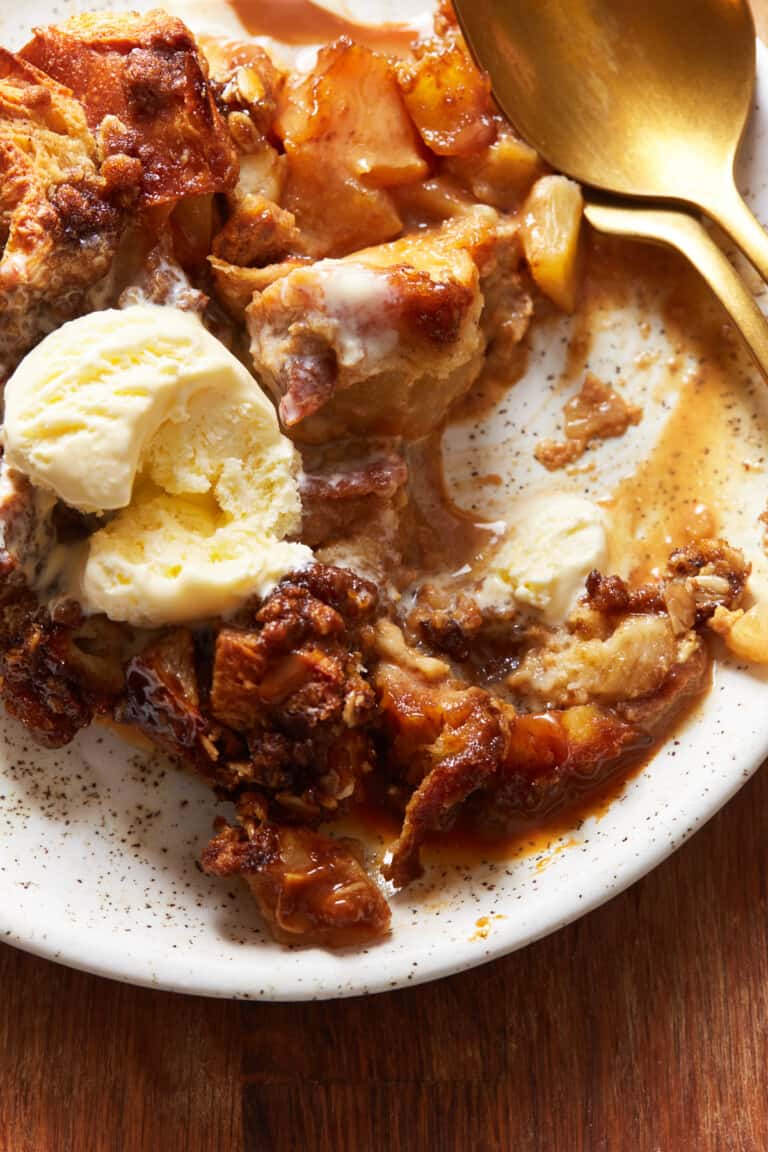 Caramel Apple Pie Bread Pudding Recipe The Cookie Rookie®