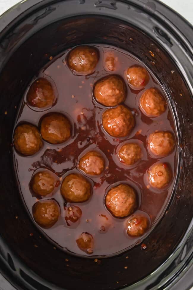 Cranberry Meatballs (Crockpot Recipe) - The Cookie Rookie®