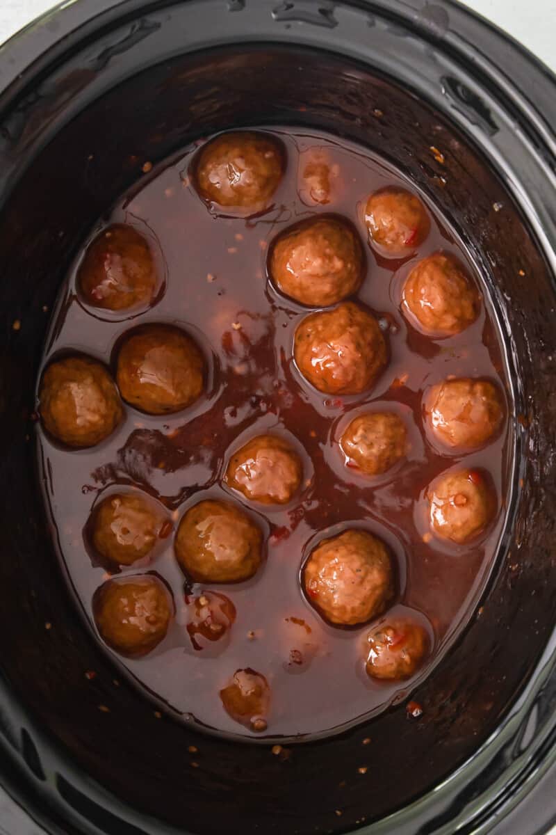 cranberry meatballs ina crockpot