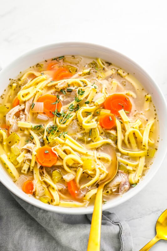 Crockpot Turkey Noodle Soup Recipe - The Cookie Rookie®