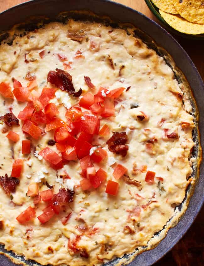 hot bacon feta dip