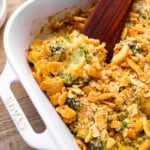 featured broccoli cheese casserole.