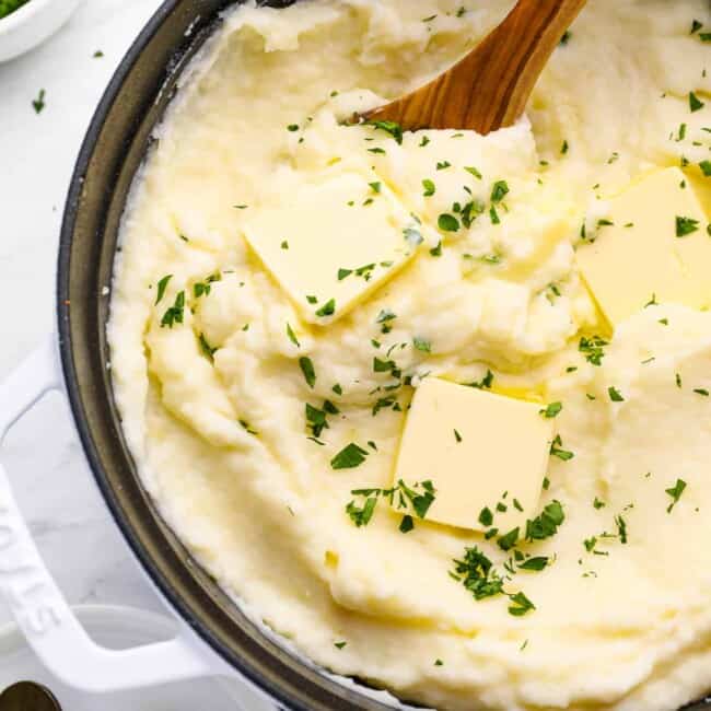featured creamy mashed potatoes.