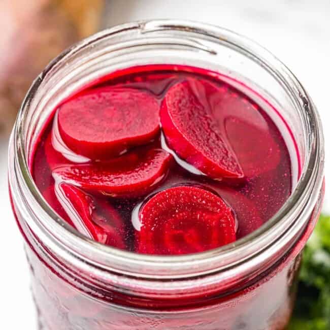 featured pickled beets.