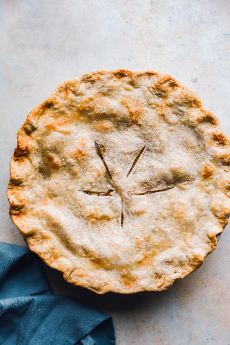 homemade double pie crust