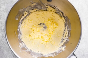 butter in a mixing bowl.